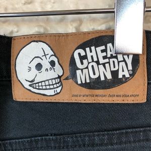Original black unisex Cheap Monday jeans 29x32